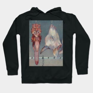 Calf's Head and Ox Tongue by Gustave Caillebotte Hoodie